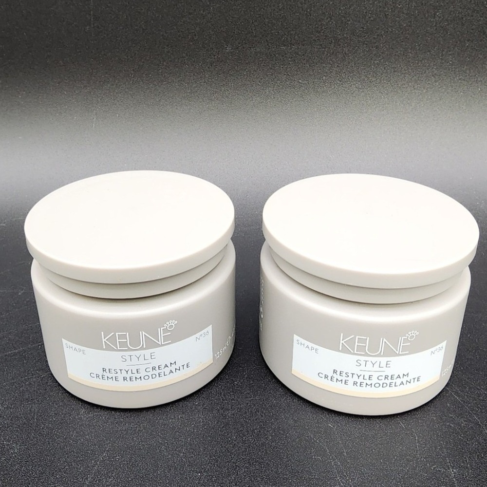 Keune 4.2oz Grey Style Restyle Cream No36 Lot of 2 Professional Styling Paste